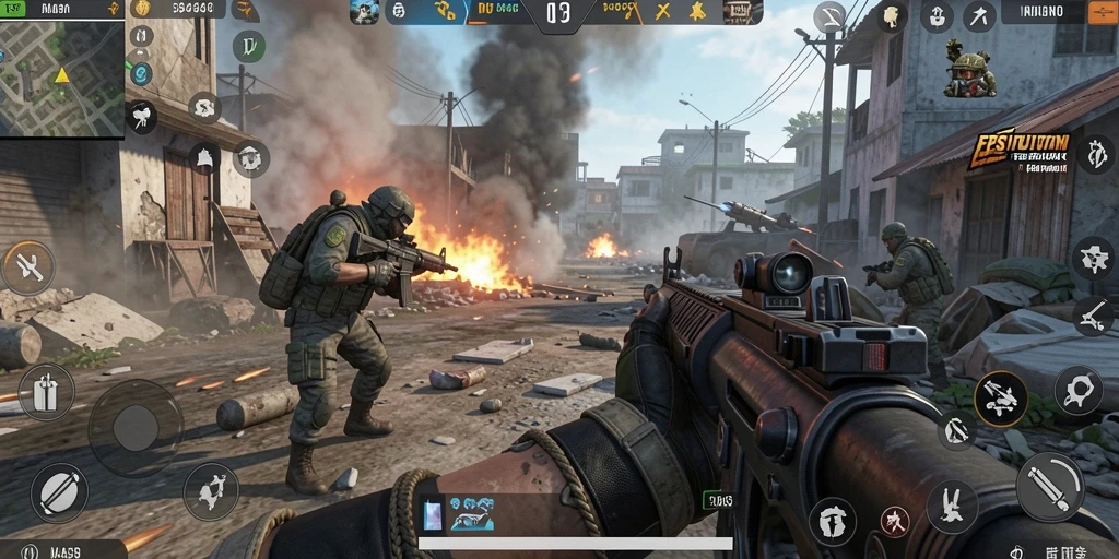 Gameplay intens dengan aksi tembak-menembak mendebarkan di 3446.