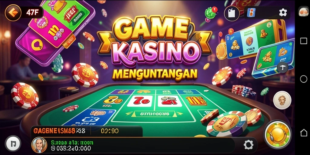 Tampilan seru gameplay Kasino di 47F dengan interaksi antar pemain.