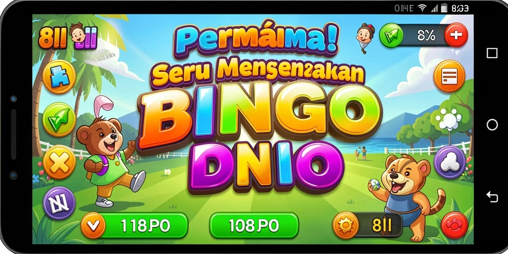 Tampilan gameplay Bingo yang seru dan interaktif di 8II.