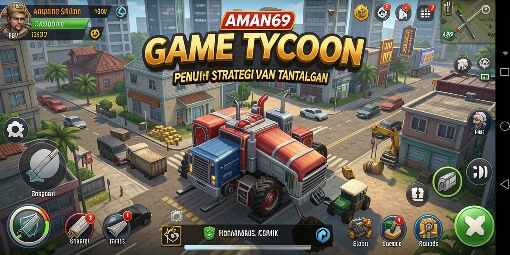 Tampilan gameplay Tycoon yang menarik dan penuh strategi.