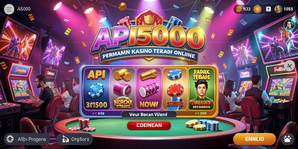 Tampilan menarik dari gameplay API5000, menampilkan keseruan permainan Kasino.