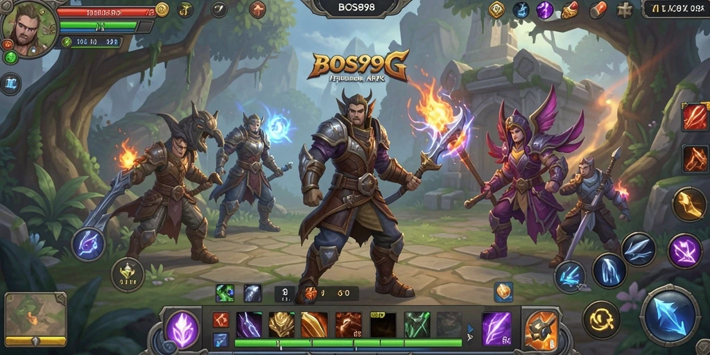 Menampilkan gameplay mendebarkan dalam <strong>BOS898</strong> dengan berbagai kombinasi serangan.