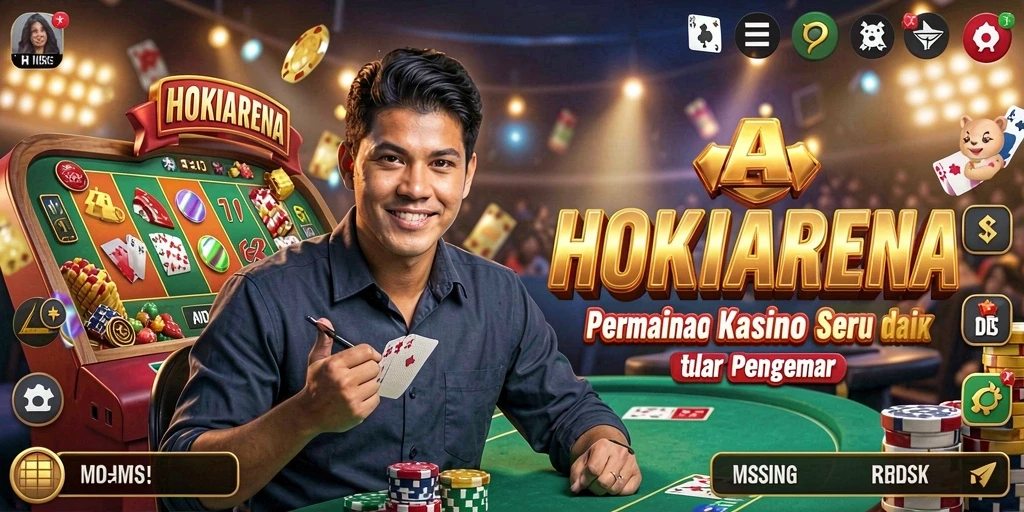 Screenshot gameplay HOKIARENA menampilkan suasana Kasino yang mendebarkan.