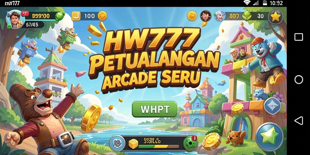 Tampilan gameplay HW777 yang seru dan penuh aksi.