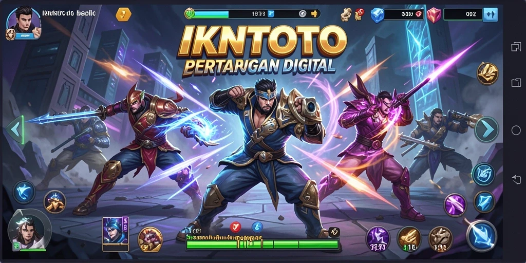 Screenshot IKNTOTO menampilkan aksi pertarungan mendebarkan yang penuh warna.