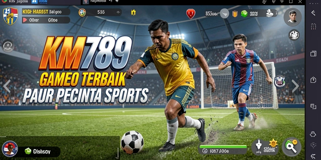 Tampilan gameplay KM789 yang menegangkan dan seru saat bertanding.