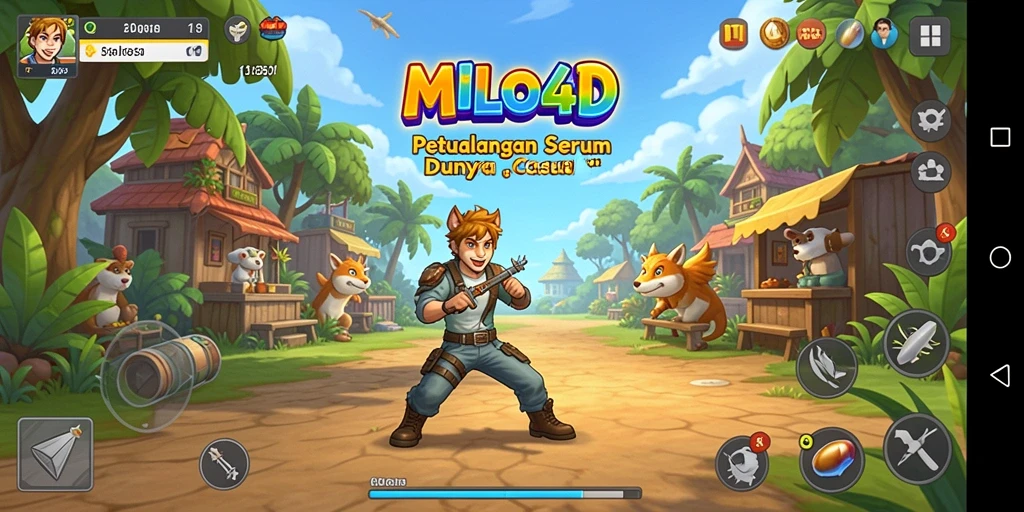 Screenshot gameplay <strong>MILO4D</strong> menunjukkan keseruan dan grafis menawan dalam permainan.