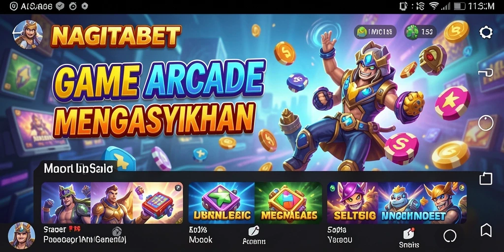 Tampilan gameplay NAGITABET yang seru dan menantang.