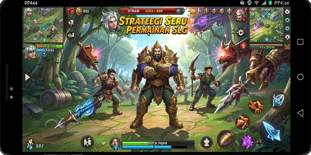 Tampilan menarik dari gameplay PP444 yang menegangkan.