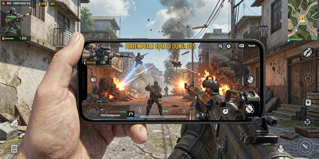 Tangkapan layar PP7 menunjukkan aksi gameplay FPS yang mendebarkan.