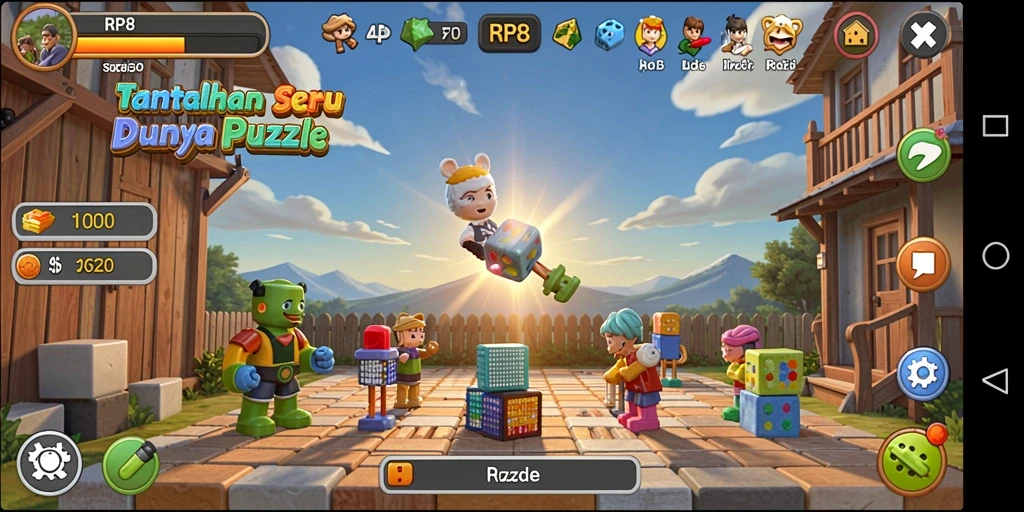 Tampilan menarik dari gameplay RP8 yang menantang.