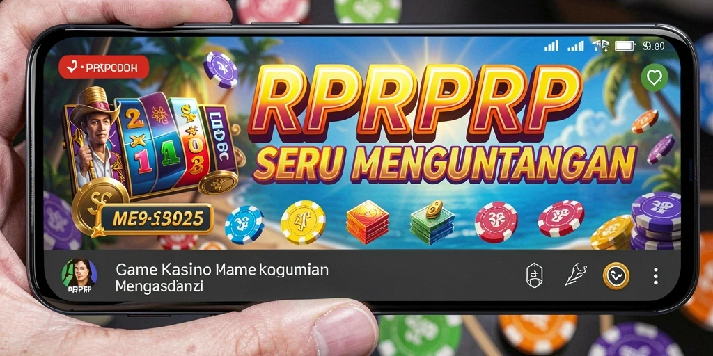 Screenshot RPRPRP menampilkan grafis permainan kasino yang menarik.