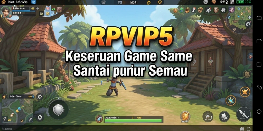 Tampilan gameplay RPVIP5 yang mengasyikkan dan penuh warna.