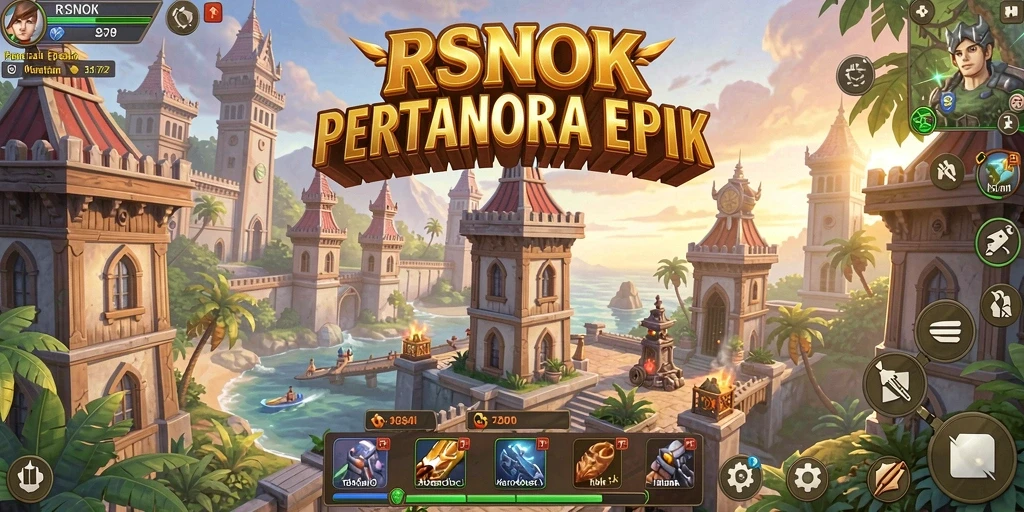 Tangkapan layar RSNOK menampilkan aksi menara yang mendebarkan dalam pertahanan.
