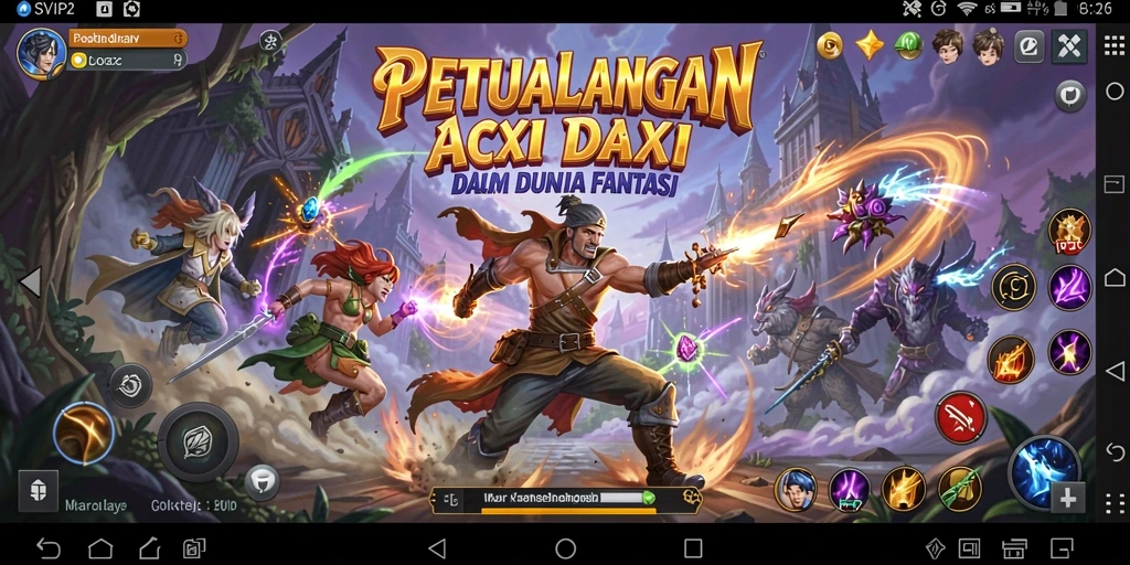 Tampilkan aksi seru dalam gameplay ARPG SVIP2.