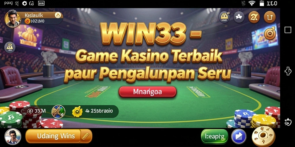 Gameplay seru di WIN33 dengan berbagai permainan Kasino.