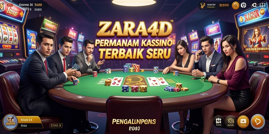 Tampilan menarik dari gameplay seru di ZARA4D.