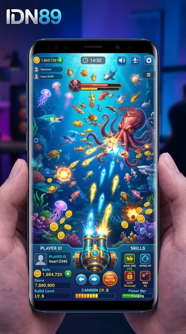 Screenshot fitur unggulan di aplikasi idn89.